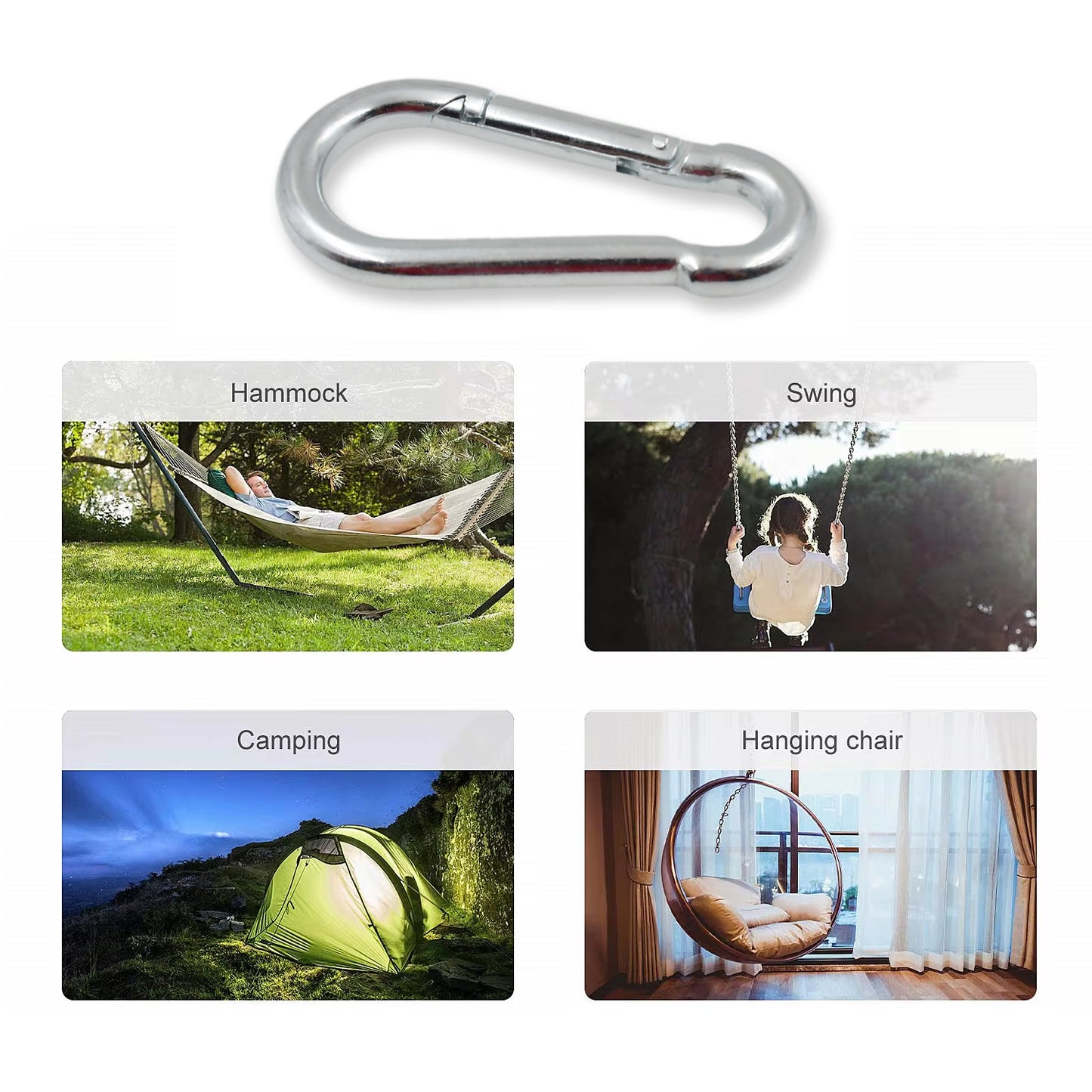Stainless Steel Snap Hook (990 Mm 1 Pc) - Springkart 