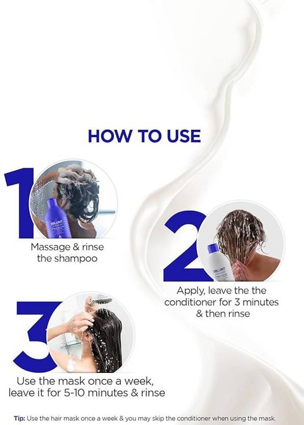 BBlunt Intense Moisture Shampoo 300ml + Intense Moisture Hair Mask 250g + Intense Moisture Conditioner 250g (3 Items in the set)