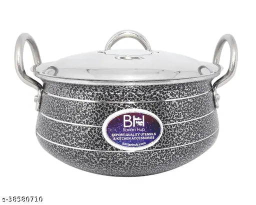 Handi With Lid ( Aluminium Made , Dishwahser safe , 1000 ML )