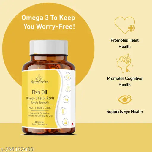 Nutra Choice Multivitamin and Fish Oil Combo | Multivitamin Tablets with Probiotics & Prebiotics (30 Tablets) + Maximum Strength Omega 3 Fish Oil 1000mg Capsule 30 Count (360 Mg EPA & 240 Mg DHA)