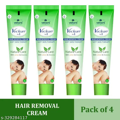 VETONI VECLEAN NO.1 Hair Removal Lemon Tube (pack of 4)160gm - Springkart 