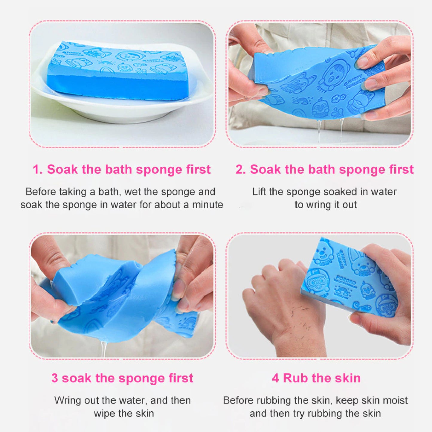 6234 Ultra Soft Exfoliating Sponge Dead Skin Remover Sponge For Body Face Scrubber For Women And Men - Springkart 
