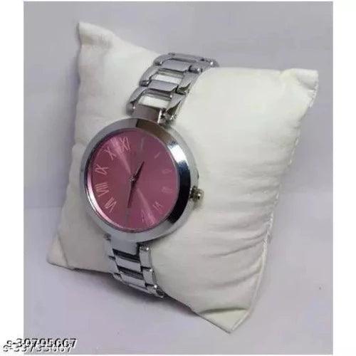 Trendy Women Silver Metal Analog Watch - Springkart 