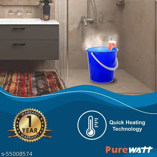 Pure Watt Immersion Rod | PW-014 | 100% Shock Proof & Water Proof | ISI Certified | 2000 watts | Water Heater Rod