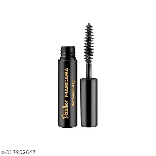Dazller Mascara, 4.1g, Lightweight, Budget-friendly, Water-resistant, Smudge-proof, Pocket-sized,