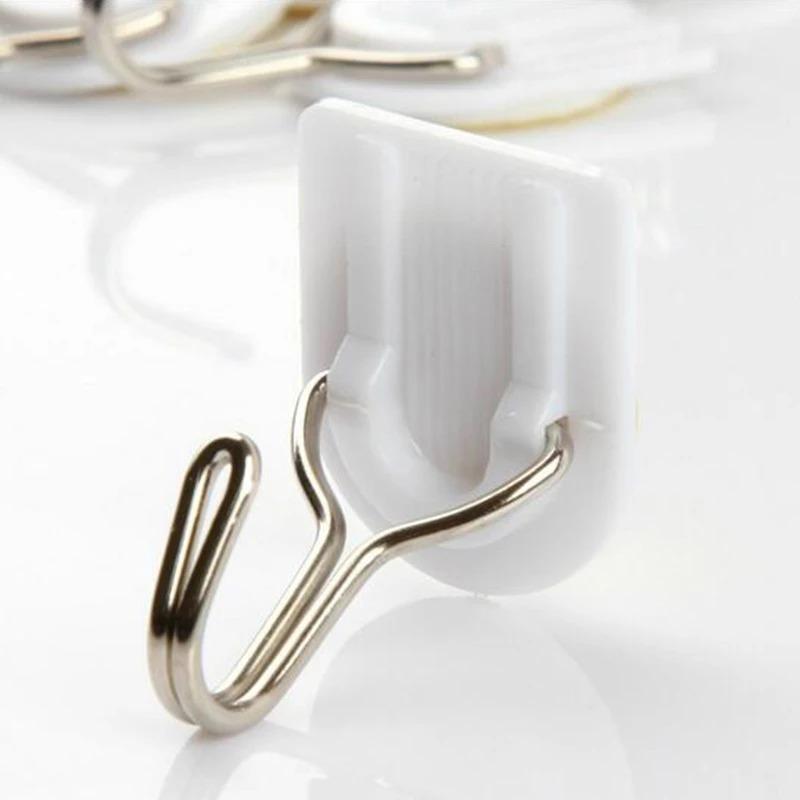 1627 Adhesive Sticker Abs Plastic Hook Towel Hanger For Kitchenbathroom - Springkart 
