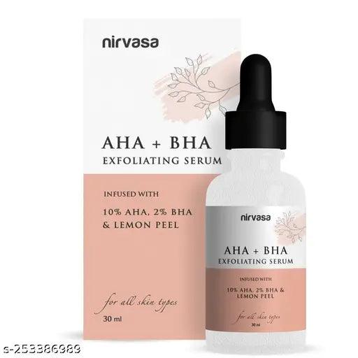 AHA + BHA-12% Exfoliating Face Serum with Lime Pearl & Aloe Vera for Men & Women | 30ml