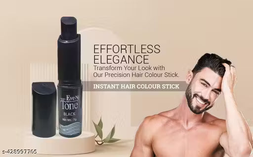 Semi Permanent Hair Dye Stick I 7g each I Black (Black, Pack Of 6)