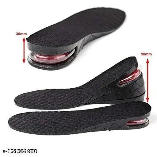 Height Increasing Shoes Insoles - For Men And Women - 1 Pair 4 Layers 9 cm (3.5 Inch)