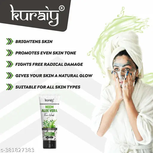 KURAIY Facial Cleanser Face Washing Remove Blackhead Face wash pack of 2