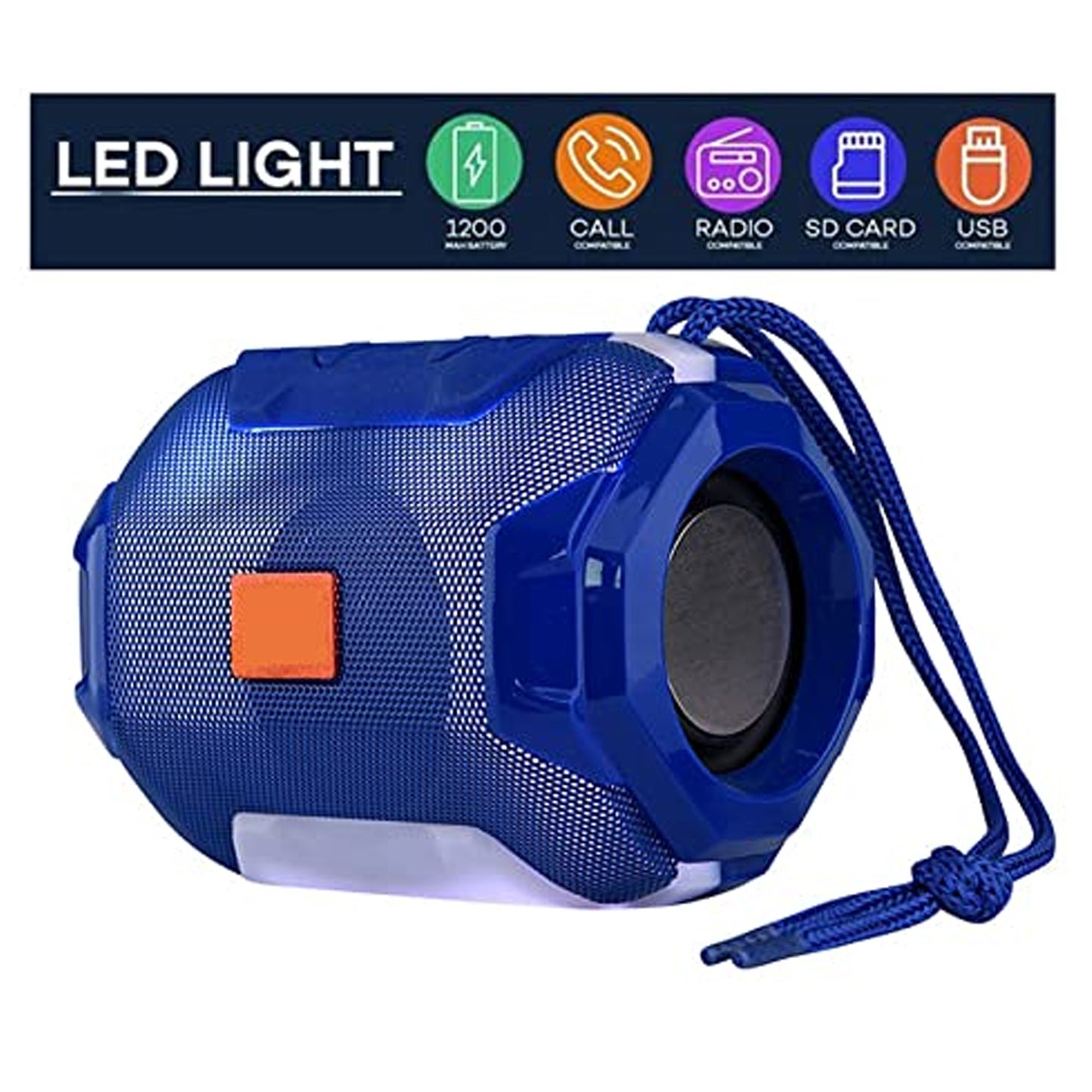 6155 Wireless Rechargeable Portable Premium Dj Bass Multimedia Speaker - Springkart 