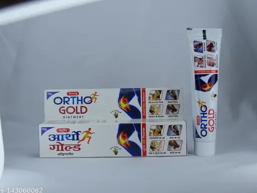DEE INDIA HERBALS Ortho Gold Ointment Gel|Helpful in Muscle Pain, Back Pain, Join Pain,  ( Weight : 30 Gm) Pack Of 2
