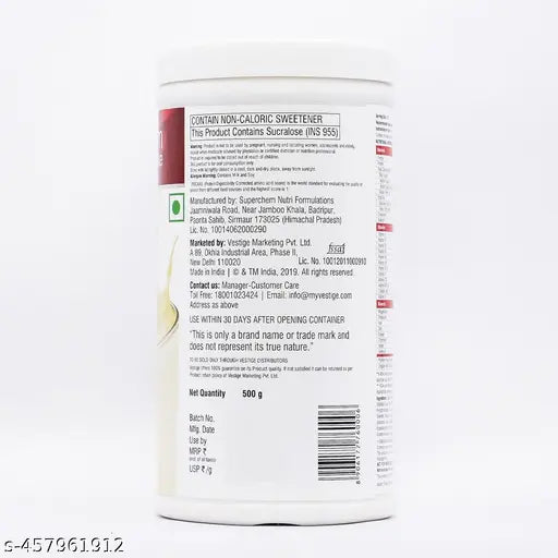 Vestige Veslim Shake for Weight control & Management Nutrition Drink _500gm (Vanilla Flavored)
