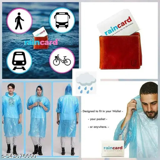 Disposable Raincoat Poncho with Hood Raingear Travel Rainsuit Barsaati Water Resistant Rainwear for Men Women