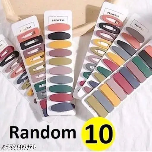 Stylish Toddler Barrettes Hair Accessories for girls pack of 10 - Springkart 