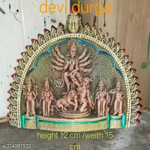 Devi durga handicrafts clay murti for home