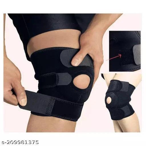 Knee Cap with Side Stabilizers & Patella Pads, Adjustable Compression Knee Support Braces for Knee Pain - Springkart 