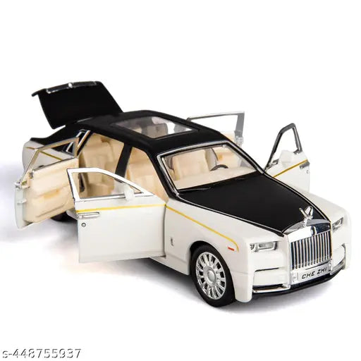 Exclusive Alloy Metal Pull Back Die-cast Car Model with Sound Light Mini Auto Toy for Kids Metal Model Toy Car with Sound and Light? (Royce Royes)