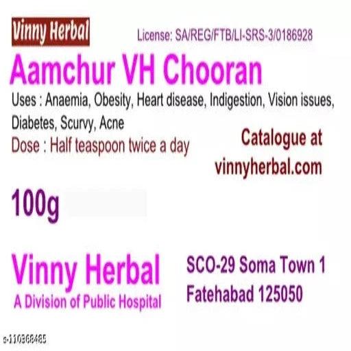 Aamchur VH Powder 50g Bottle - Springkart 