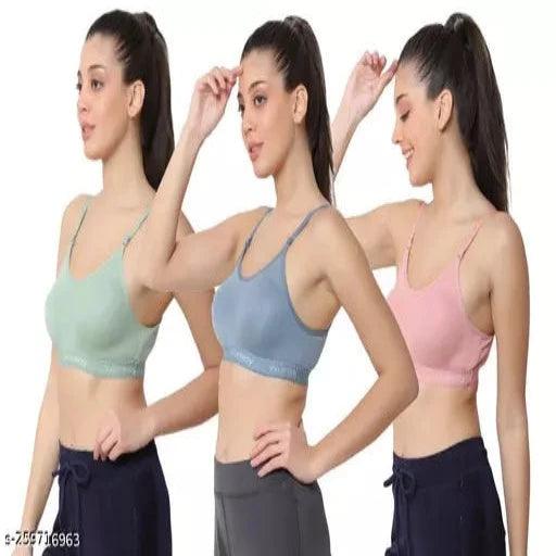 Comfy Women Bra (Pack of 3) - Springkart 