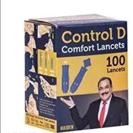 Control D Blood Glucose Lancets 100 - Springkart 