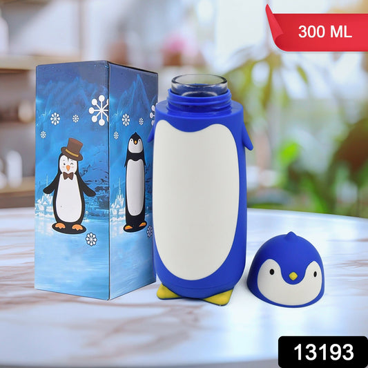 Penguin Water Bottle Penguin Cartoon Water Bottle Funny Travel Mug Insulated Inner Glass Vacuum Water Bottle - Springkart 