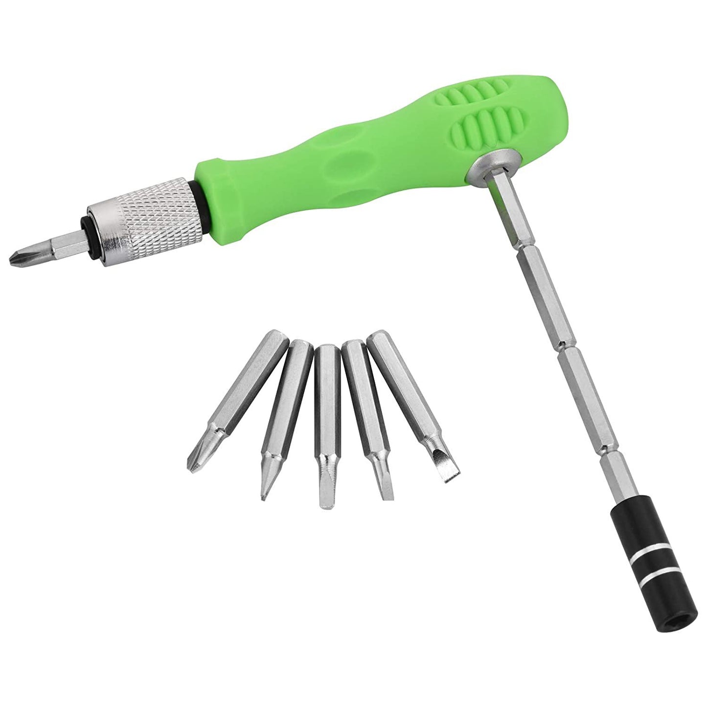 1557 32 In 1 Mini Screwdriver Bits Set With Magnetic Flexible Extension Rod - Springkart 