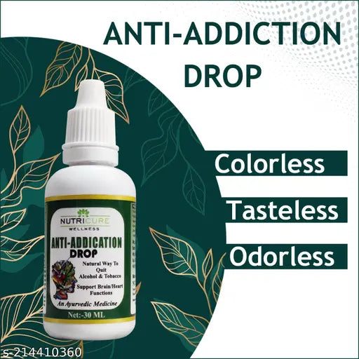 Nasha Mukti Drop, Natural Way To Quit Addiction | Nasha Killer|Nasha Band Dawa pack of 1 bottle