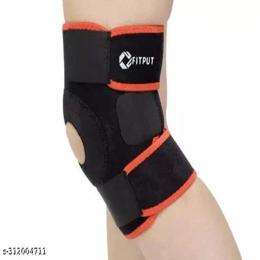 Red Knee Cap with Side Stabilizers & Patella Pads, Adjustable Compression Knee Support Braces - Springkart 