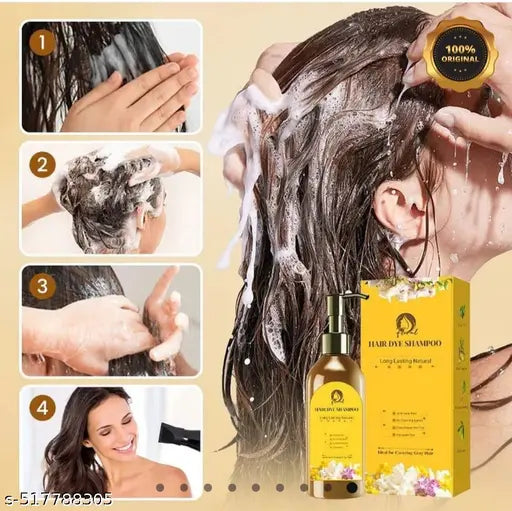 Japanese Long Lasting Natural Hair Dye Shampoo 100ml
