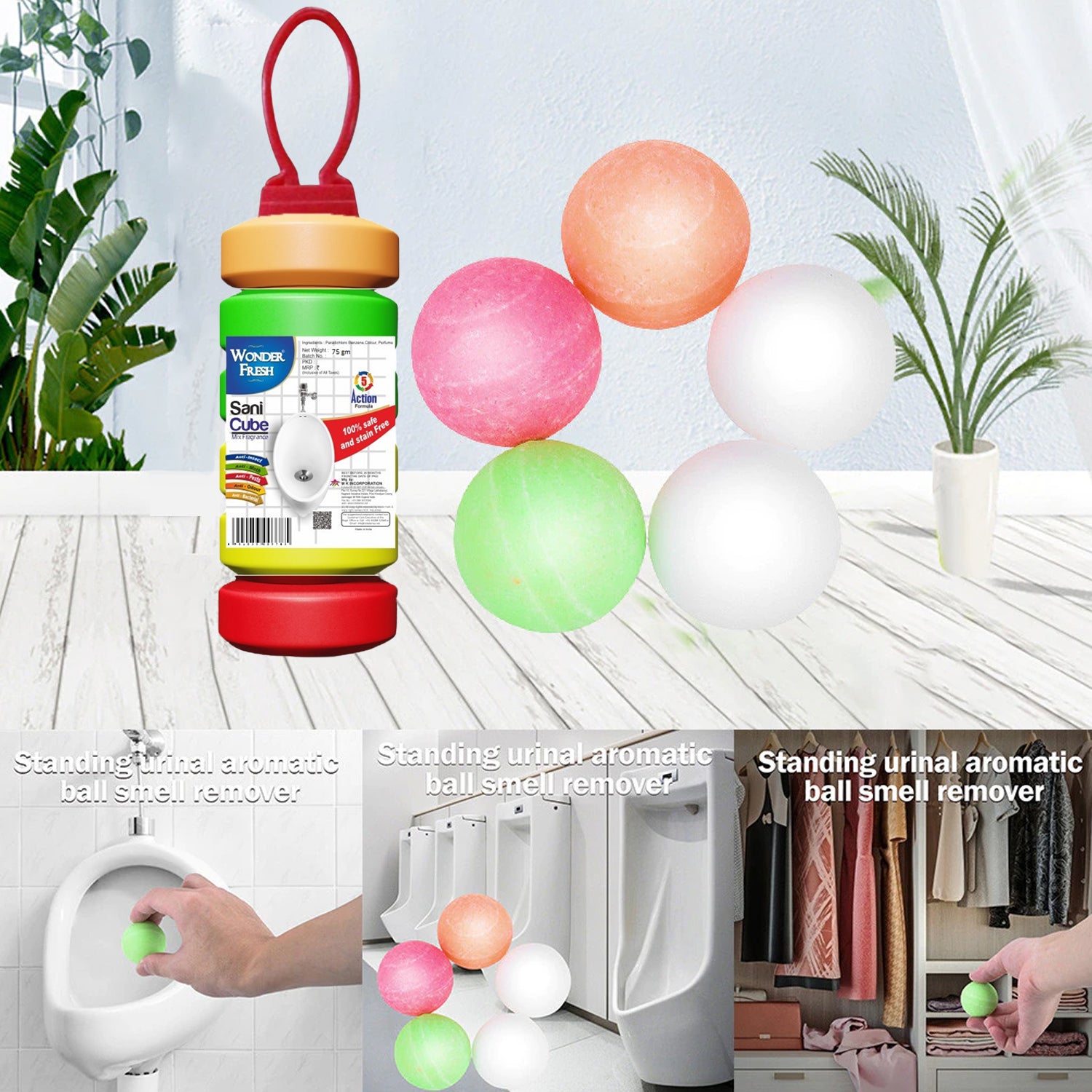 6286 Urinal Cubes Sani Cubes Bathroom Freshener Fragrance Blocks Air Freshener For Bathroom Toilet Shoe Rack Etc. Long-lasting Fragrance - Springkart 