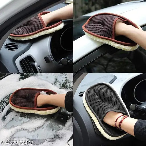 Car Washer Wool Glove Car Cleaning Brush