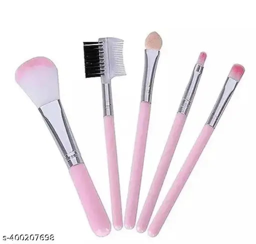 Women's & Girl's Multicolor Makeup Kit (Eyeshadows + Compact + Blusher + Lipsticks) All in 1 Makeup Kit +6 in 1 puff +5 pcs brush+ eyeliner pack of 13