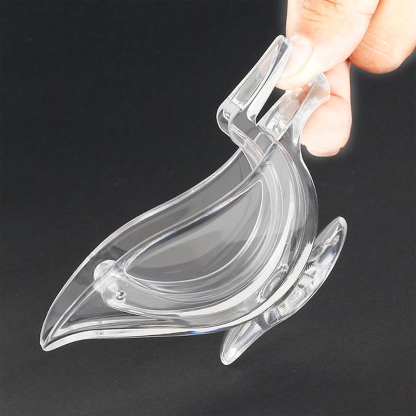 Manual Lemon Slice Squeezer - Portable Transparent Fruit Juicer, Bird-Shaped Hand Juicer for Orange, Lemon & Lime (Color Box) - Springkart 