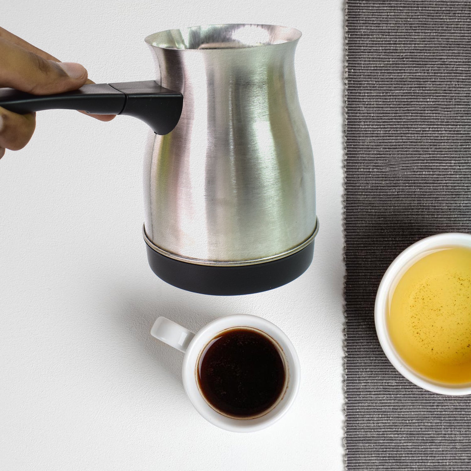 Coffee Pot Coffee Maker 800ml Even Heating Tea Maker Kettle (1 Pc) - Springkart 