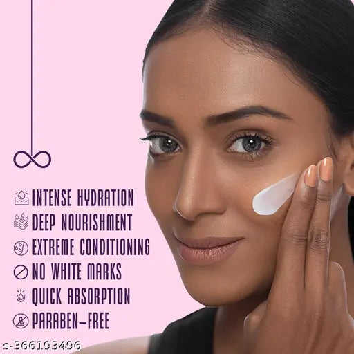Dazller Eterna Classic care Hydrating Cream, 100g - Deep nourishment with Vitamin B5 & Vitamin E, Penetrates deep, Absorbs Quick, Intense hydration with Jojoba oil and Kokum butter