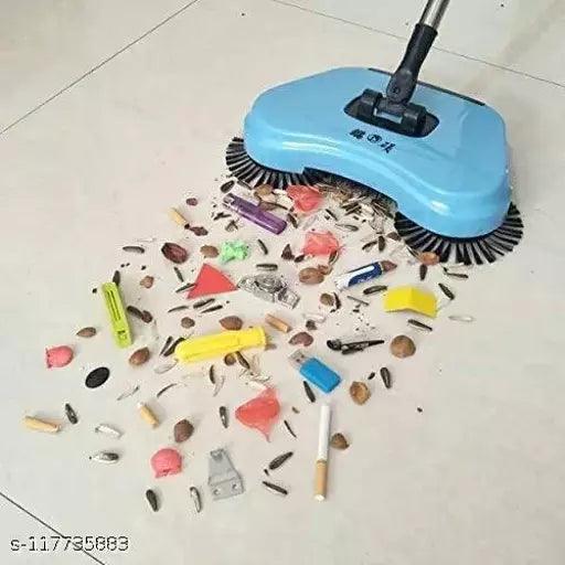 Spin Hand Push Sweeper dust Cleaning mop 360 Degree Rotating Sweepers ...