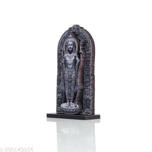 Ram Lalla ayodhya Idol Premium Wood Statue for Home Decoration