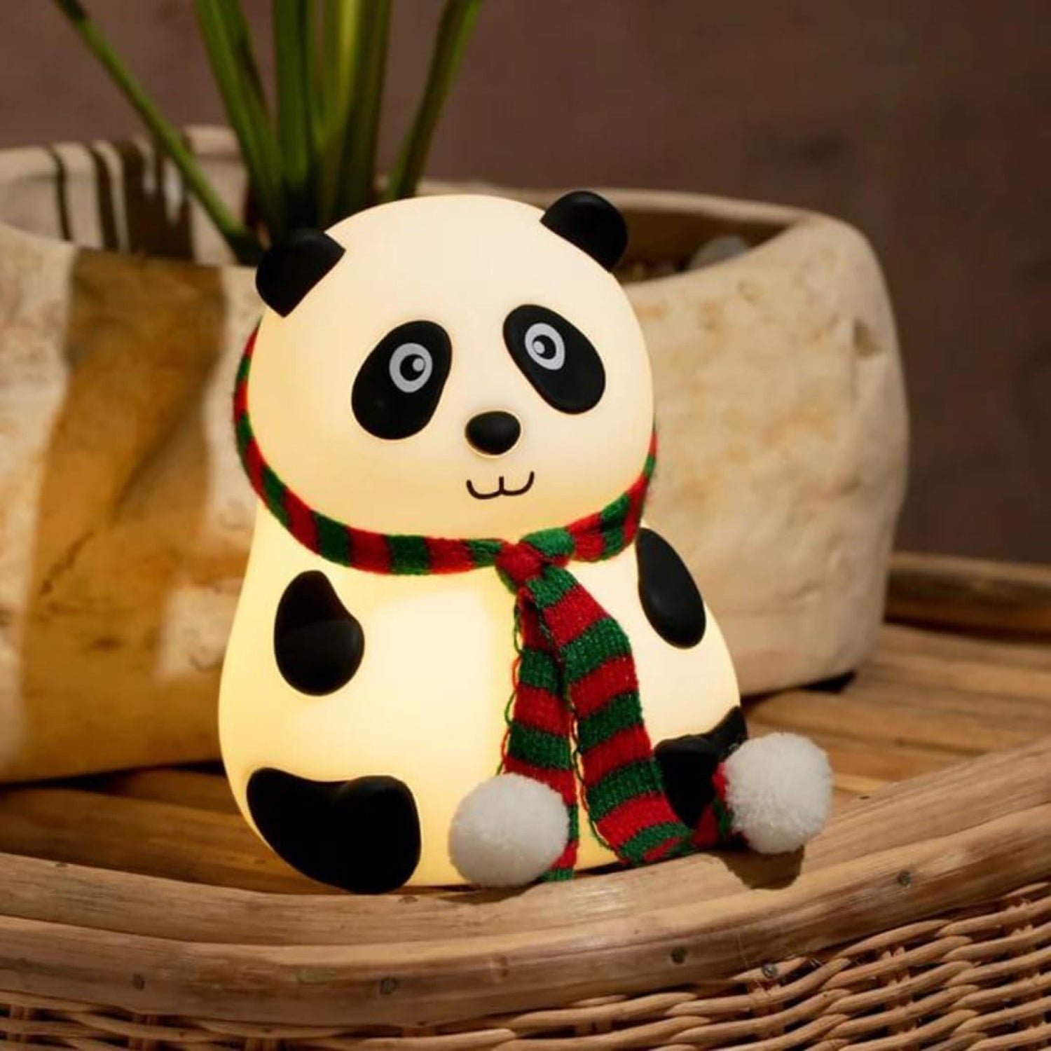 Panda 7-color Led Silicone Touch Lamp (1 Pc) - Springkart 