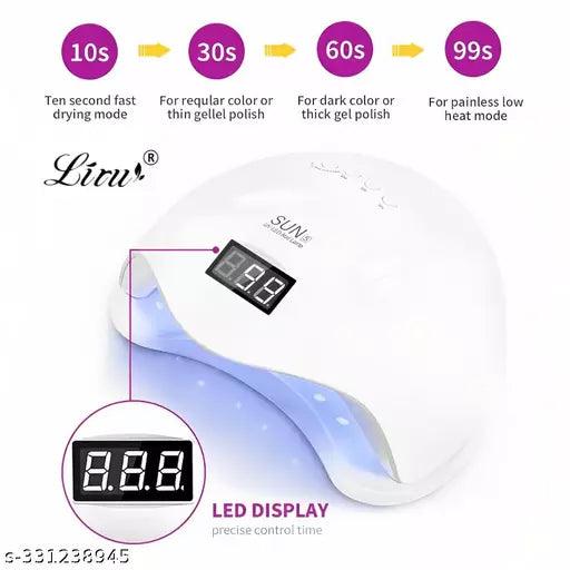 LED Nail Lamp, 48W UV Light for Nails Curing Lamp with 3 Timer Setting - Springkart 