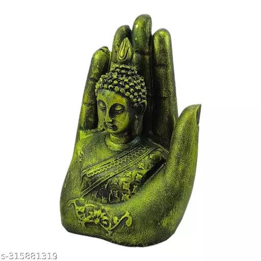 Palm Buddha Idol for Home Decor;Hand Buddha Decoration Statue - Springkart 