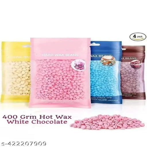 PREMIUM400gm Milk & Cream Hard Wax Beans for Hair Removal Body & Face Hair Removal Wax Beads, Bikini Hair Removal, Leg’s & Hands Hair Removal for Women’s, Girl’s & College Guy’s