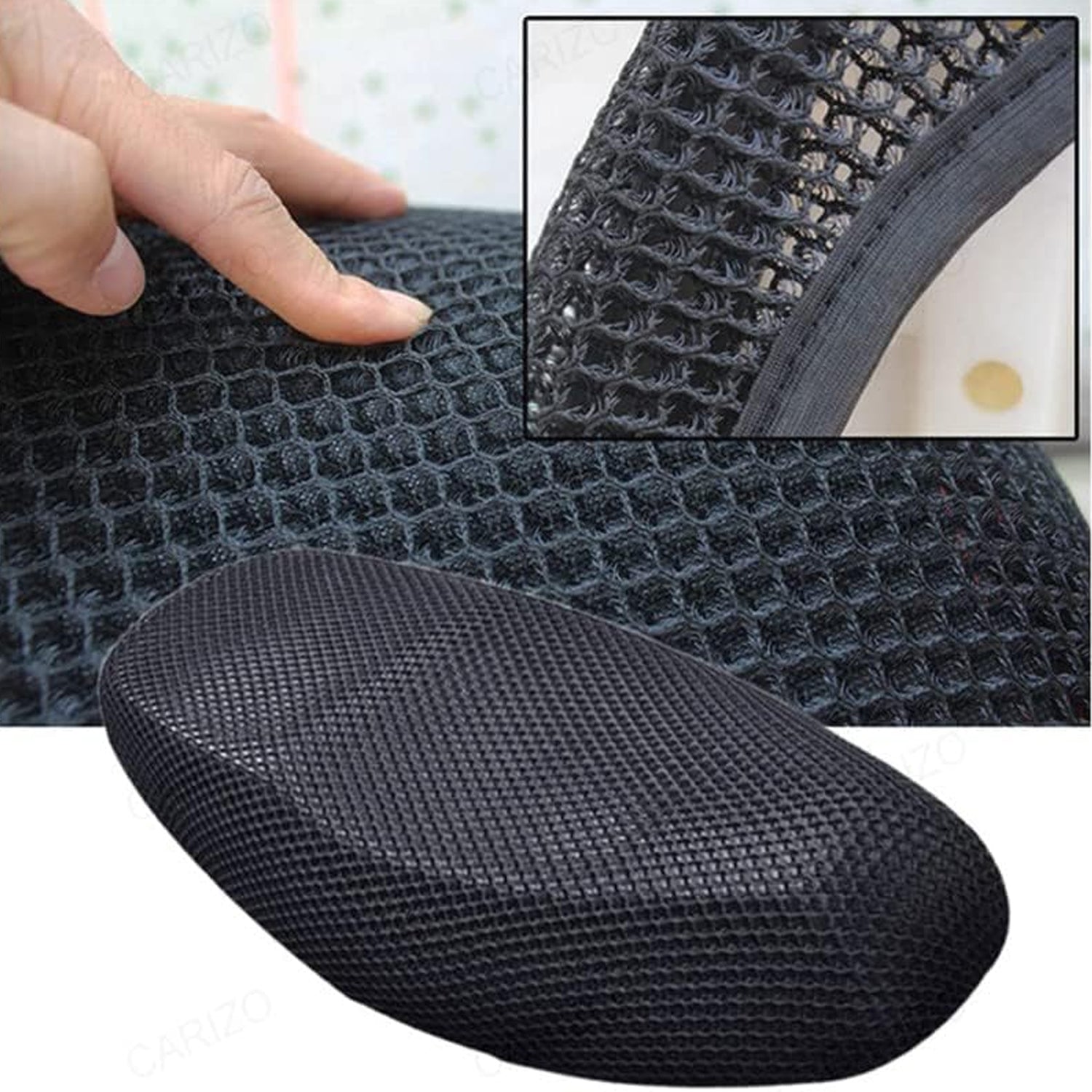 Heavy Cushion Seat Cover Scooty Seat Cover Bike Seat Cover (1 Pc) - Springkart 