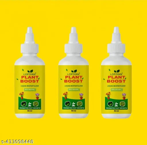 Lofiyan plant growth enhancer supplement plant sustainable growth enhancer liquid garden genie enhance supplement for home gardening, plant booster pack of 1 aquatic plant fertilizer (50 ml) s5 pack off 3