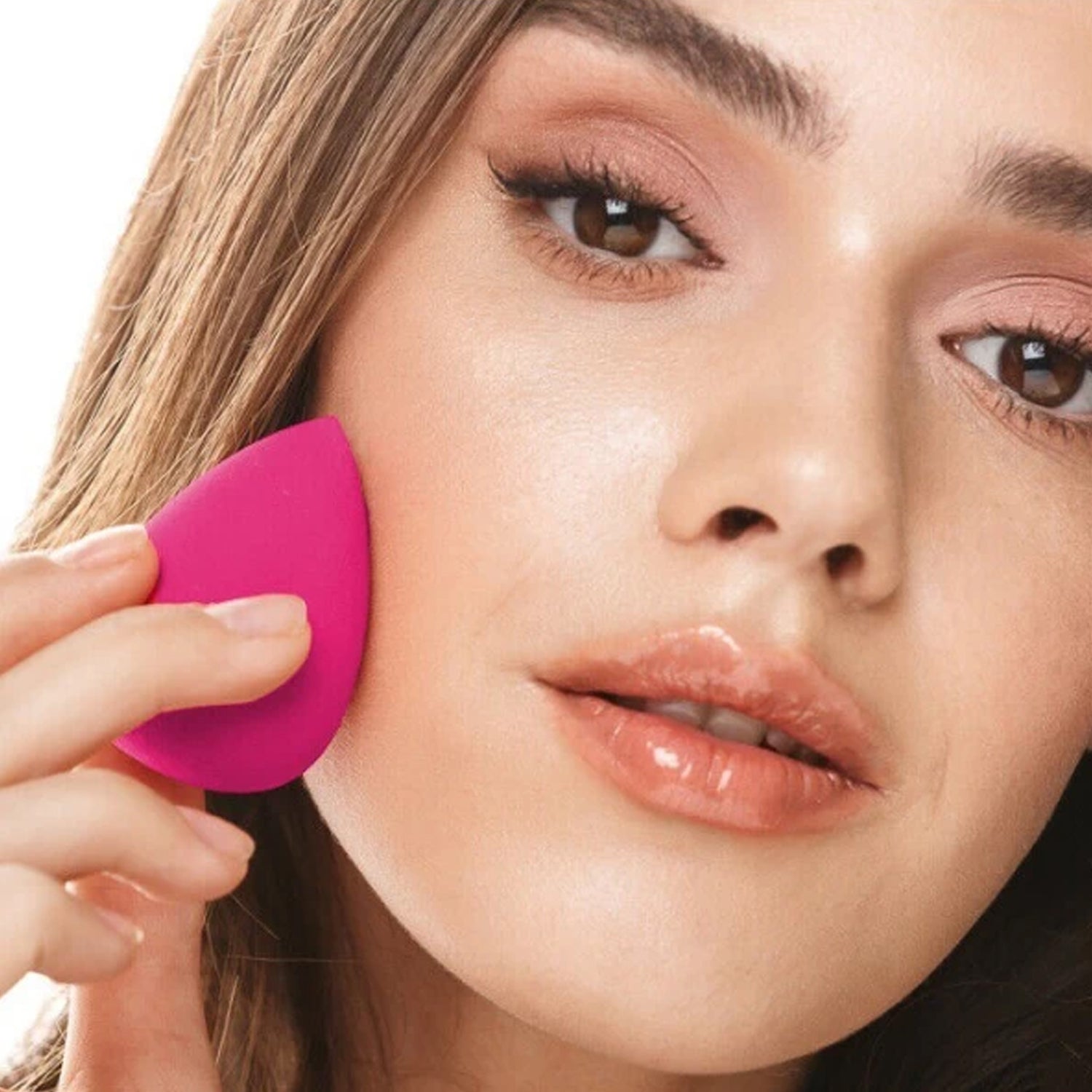 Makeup Sponge For Blending Liquid Foundations Powders And Creams (Multicolor 1 Pc) - Springkart 