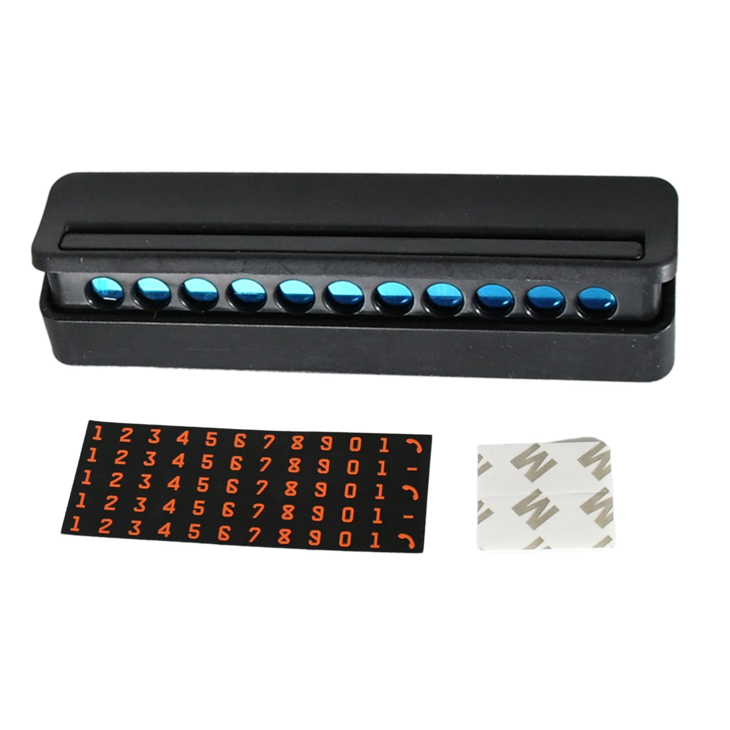8750 Temporary Car Parking Mobile Number Display With Magnetic Numbers Stickerscar Parking Magnetic Mobiletelephone Number Plate (1pc) - Springkart 
