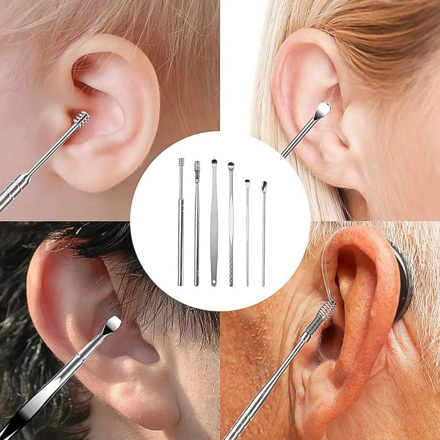 Small 6 Pcs Earwax Removal Kit - Springkart 