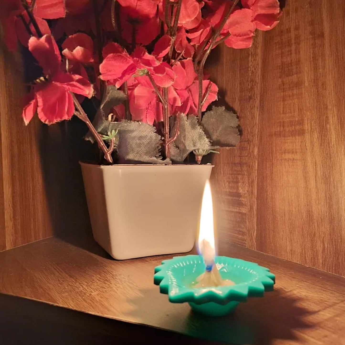 Silicone Diya For Diwali Attractive Design Colourful Diya Combo (6 Pcs Set) - Springkart 