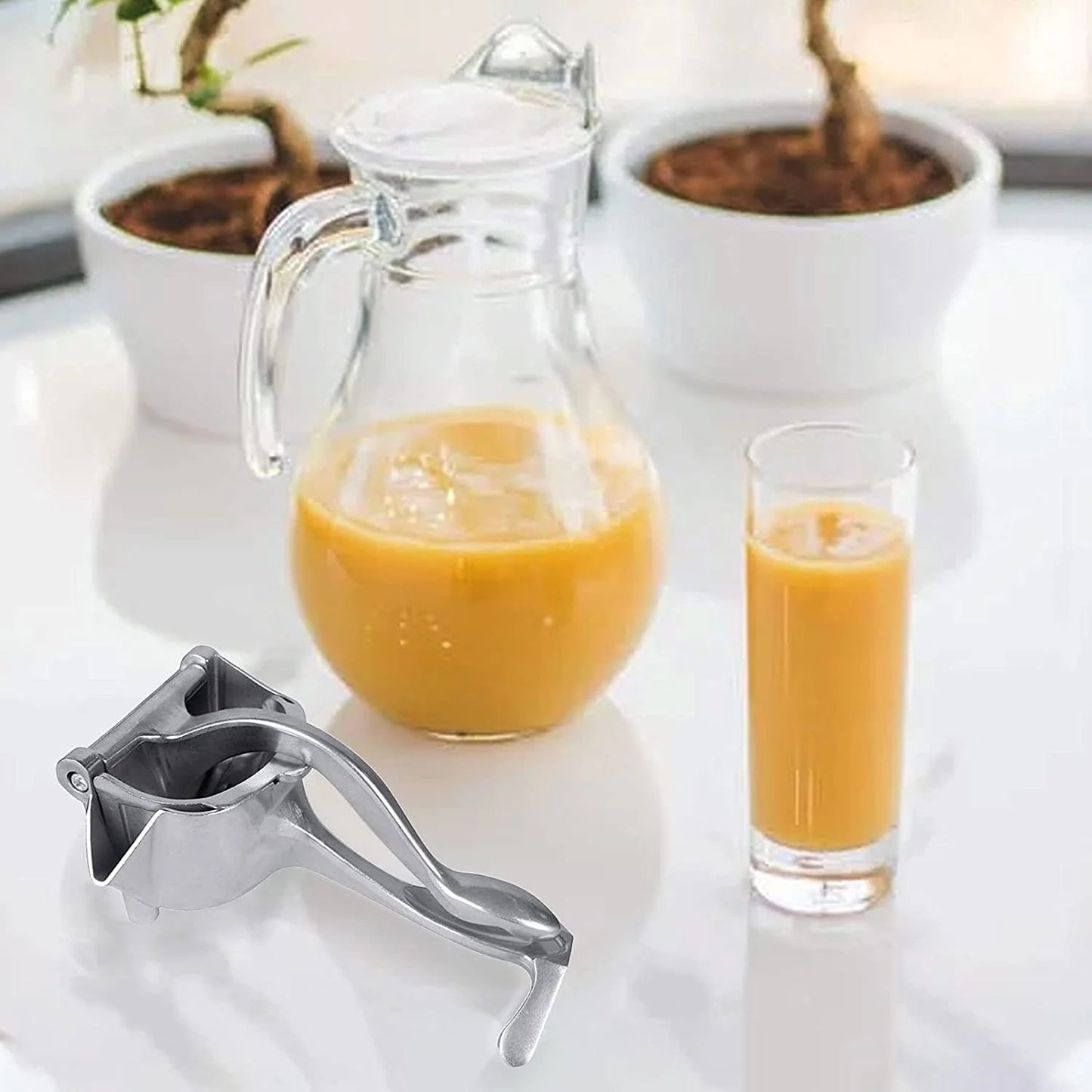 2127 Manual Aluminium Metal Fruit Press Juicer ( Brown Box ) - Springkart 