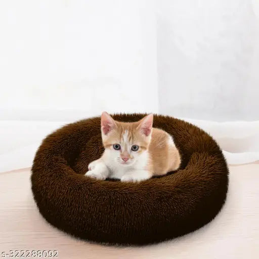 round pet bed/ cat bed/ dog bed 50 CM perfect for indoor cats and puppies winter, Summer. - Springkart 
